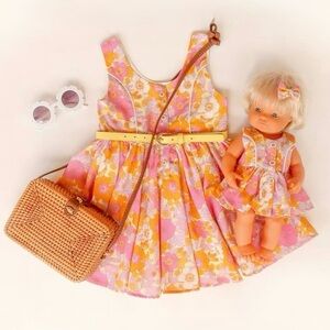 Button-Front Floral Summer Dress